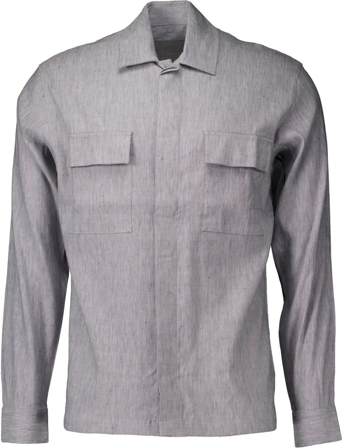 Gentiluomo - Vest Grijs Gentiluomo Overshirts Grijs S2055-850