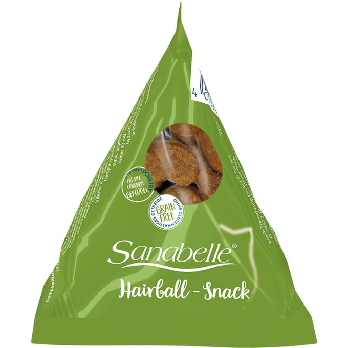 24x20g Hairball in piramide Sanabelle Kattensnacks