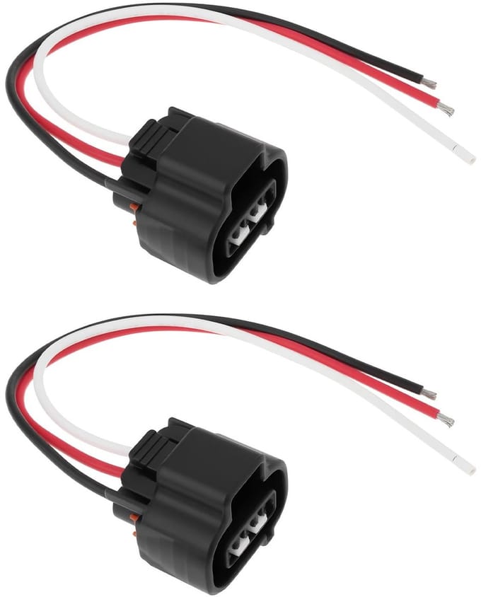 Dailygoods - 2 Stuks 3Pin Bobine Pigtail Connector voor Suzuki