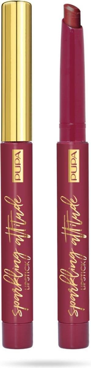 PUPA Sparkling Attitude Matt Lipstick  002 Burgundy Attitude