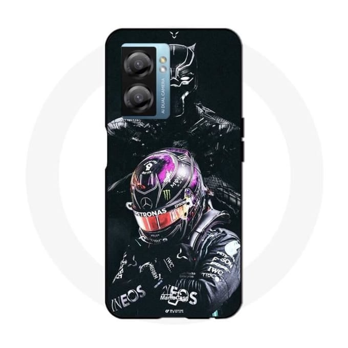 Coque Maniacase pour Realme V23 Lewis Hamilton Black Panther