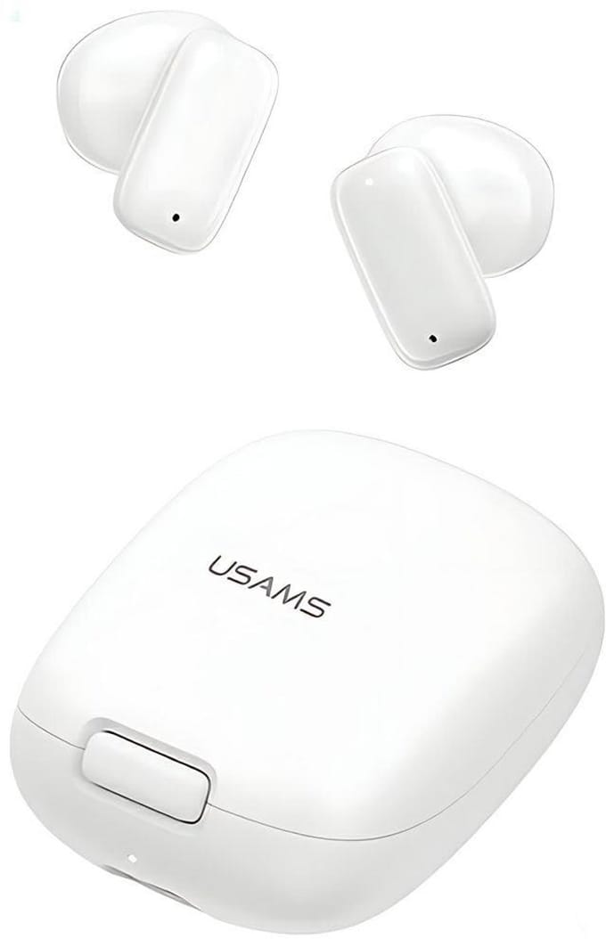USAMS ID Serie - Draadloze Bluetooth Koptelefoon - Hi-Fi Geluid - Ergonomisch Ontwerp - Wit
