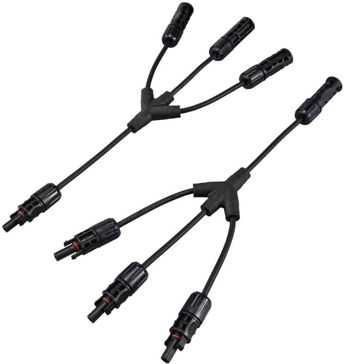 Sygonix SY-6407992 Zonne-energie-aansluitingen Adapterkabel Zwart 36 cm
