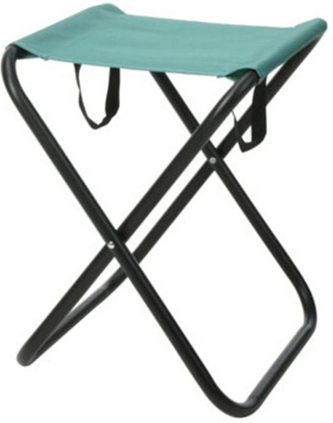 Campingkrukje – Lichtgewicht – 37x38x53 cm – Viskruk - Groen