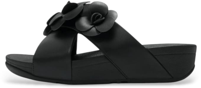 Fitflop Sandalen Lulu Bloem Kruis Slides