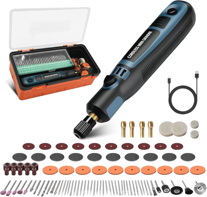 Solidchoice - Multifunctionele Rotatietoolset met 96 Accessoires