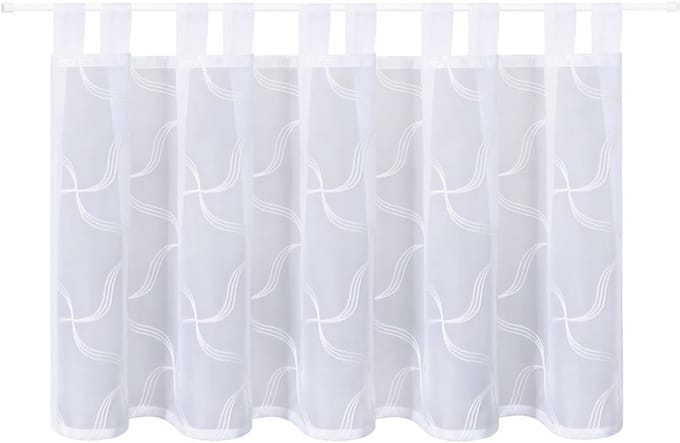 Happy Home Net curtains Lotti white B/H: 150/50 cm