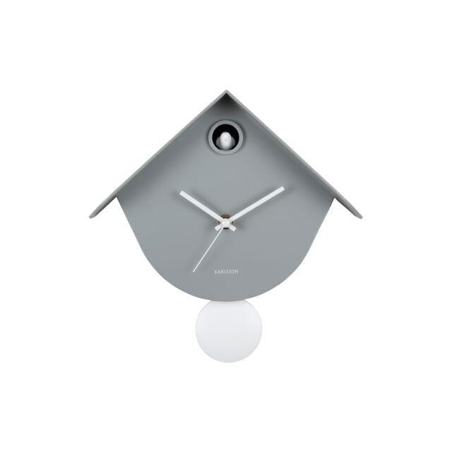 Karlsson - Wall Clock Retro Cuckoo - Grijs - Øcm