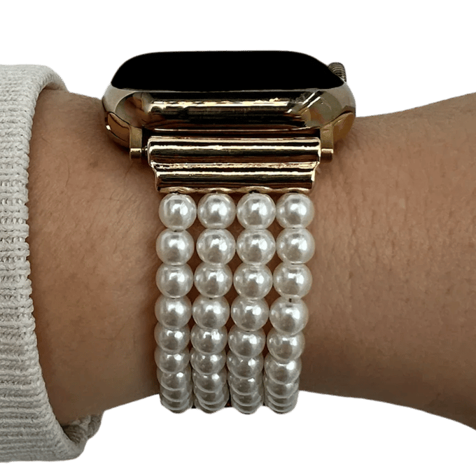 2+1 | Apple Watch Bandje - Sieraad - Wit