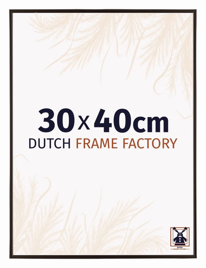 Fotolijst 30x40 cm - Kunststof - Antraciet - Easy