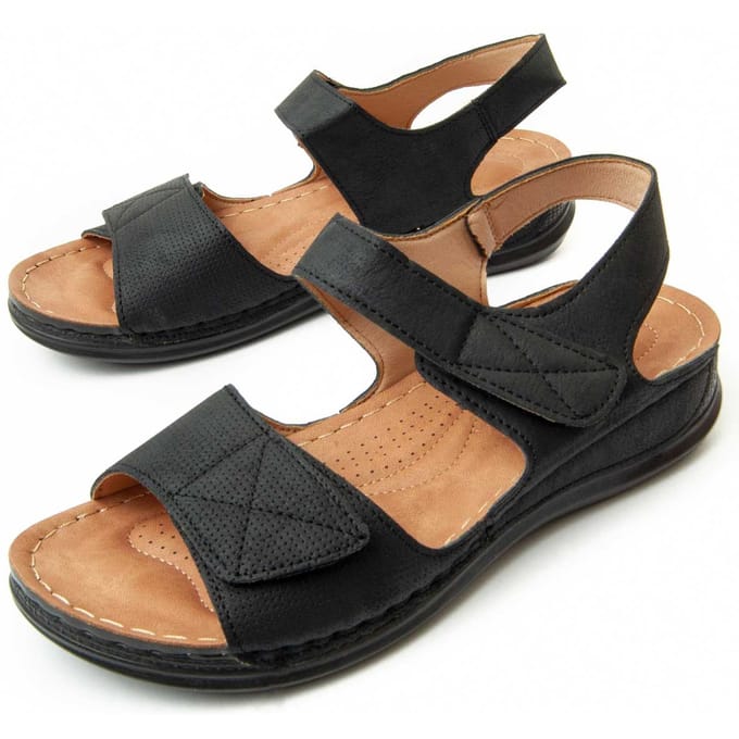Montevita Heel Sandal Colina in Zwart