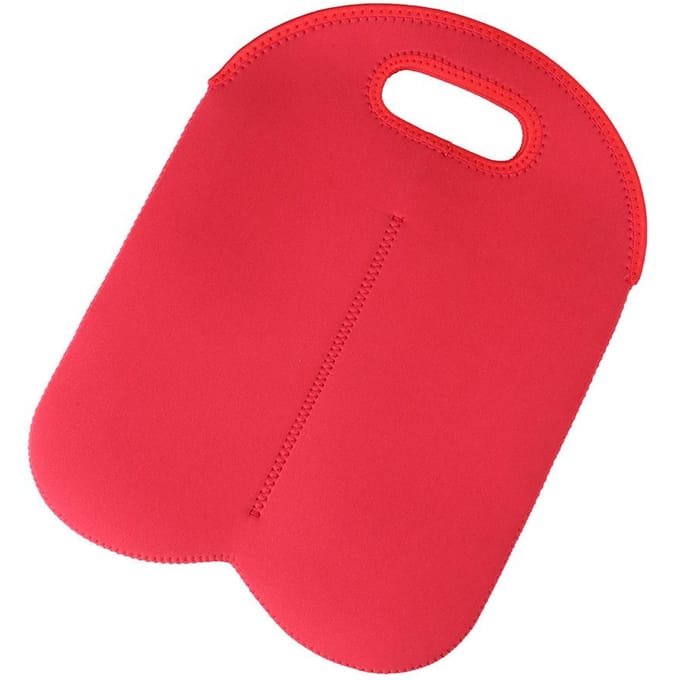 1PC Neopreen Flessenkoeler Wijnfles Tas Beschermhoes Drank Mouw Houder red