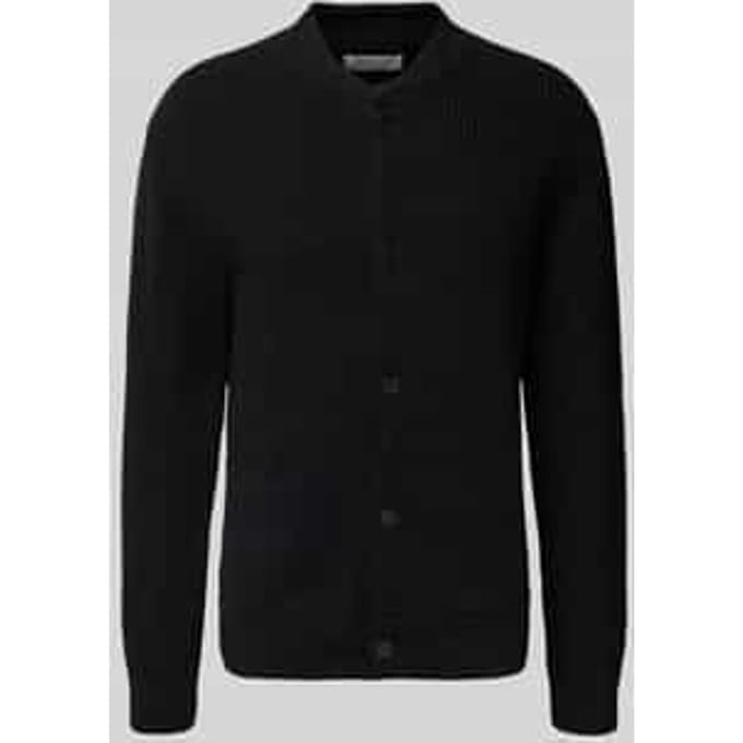 Cardigan met opstaande kraag en knoopsluiting, model 'RODHE'