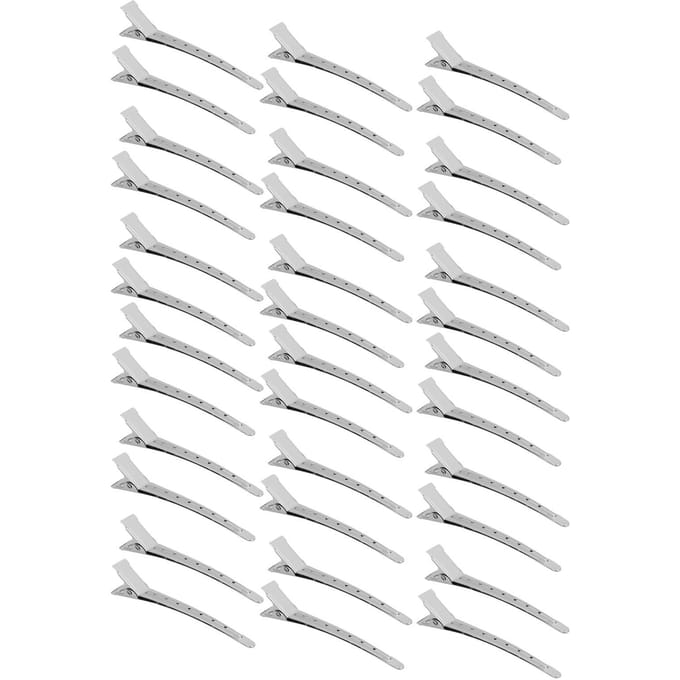 36 stuks Salon Vaste Haarklem Thuis Kapsalon Partitionering Sectieclips Styling Tool white
