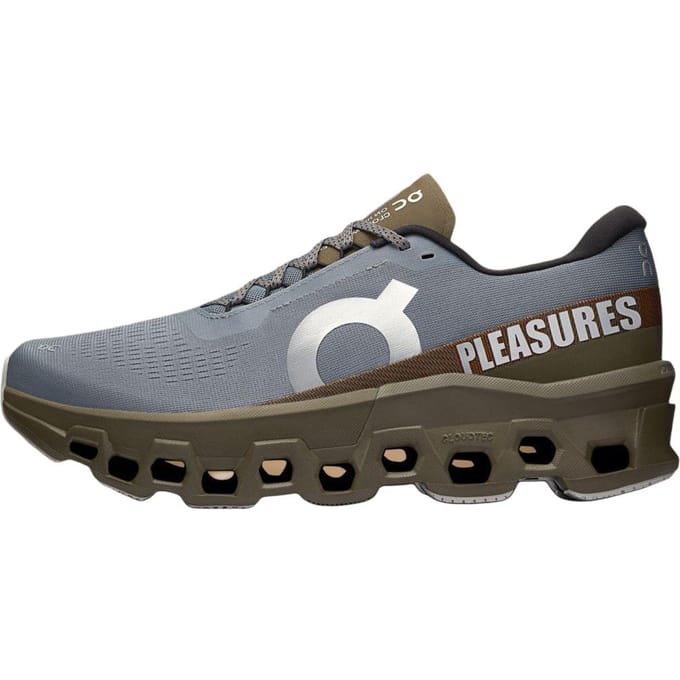 The Loop Running Supply x Pleasures x Cloudmonster 2 Mist Olijf Dames Sneakers Grijs 3WF10393192 38.5 gray