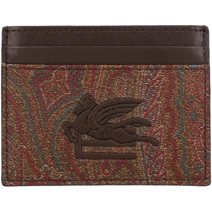 Porte-cartes Etro Jacquard Cachemire Pégase M0019 MP2E0001AA012 M0019