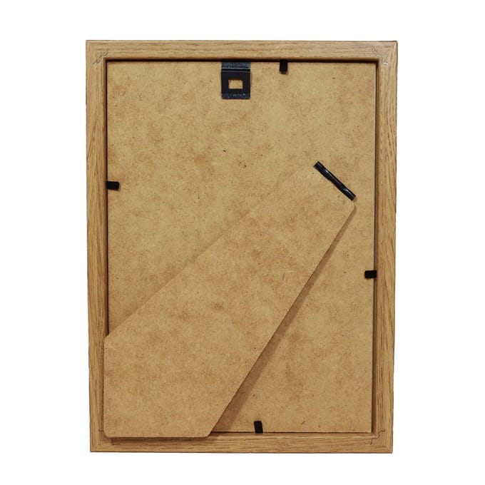 BASIC Serie - Fotolijst - 17x23 cm - Dubbelframe - MDF - Eiken