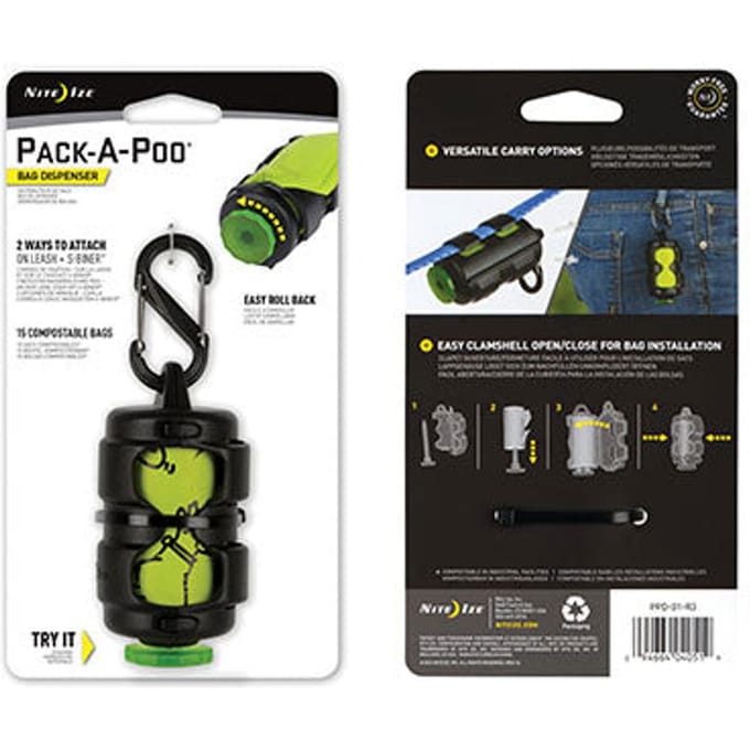 Nite ize pack-a-poo dispencer