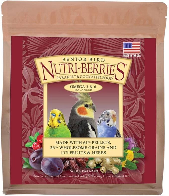 Lafeber Nutriberries - Seniorbird- Parakeet - Omega 3&6 -1.36kg