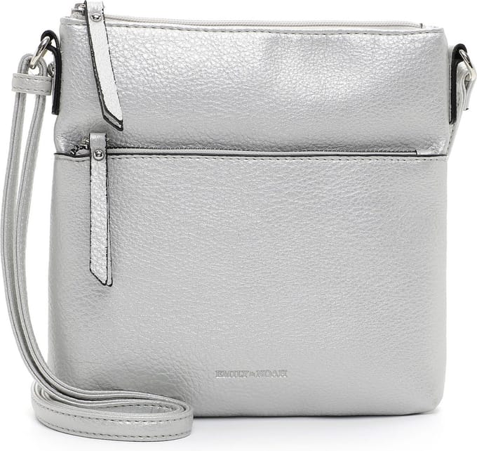 EMILY & NOAH Schoudertas E&N Emma ( 61720 ) - Dames handtassen - shinysilver 842