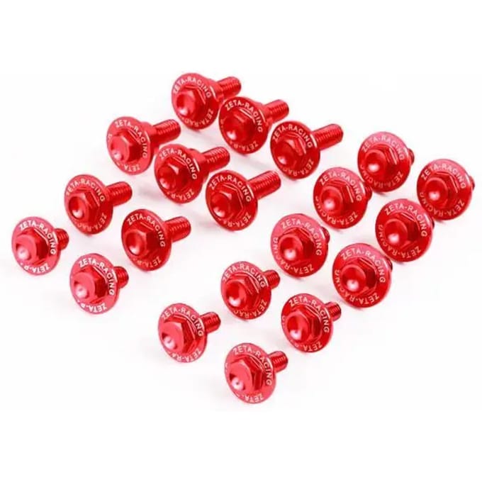 Spel van aluminium en plastic bouten Zeta Racing Ze88-5242