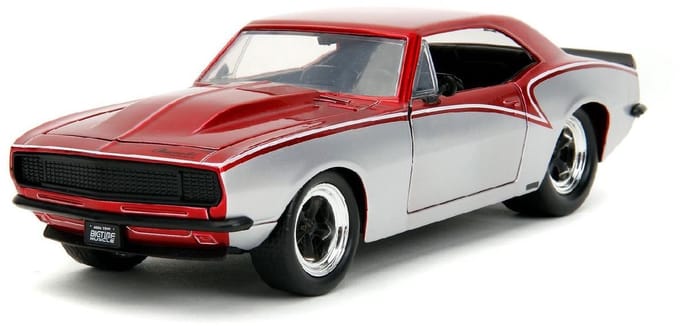 Chevrolet Camaro 1967 rood/zilver