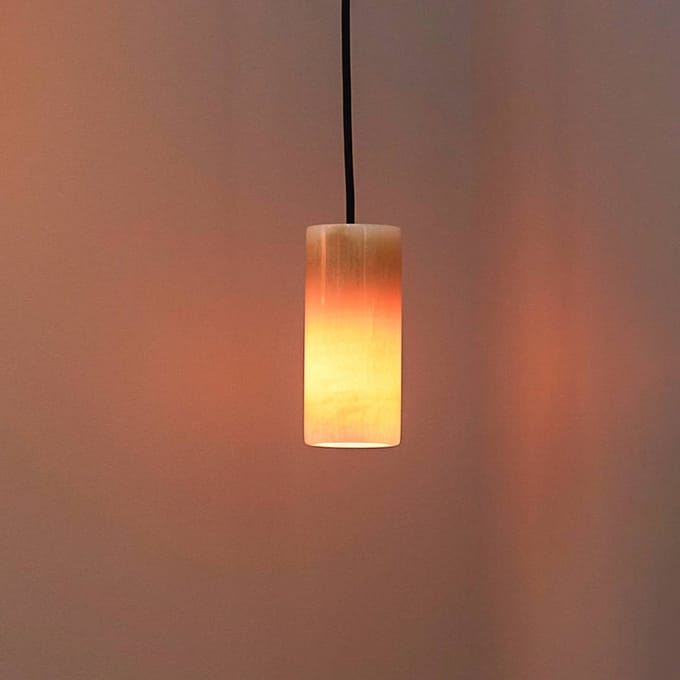 PR Home Lucie hanglamp in marmer, met stekker