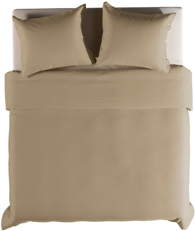 Yellow Dekbedovertrek Cialda - Eenpersoons - 140x200-220 cm - Pale Khaki