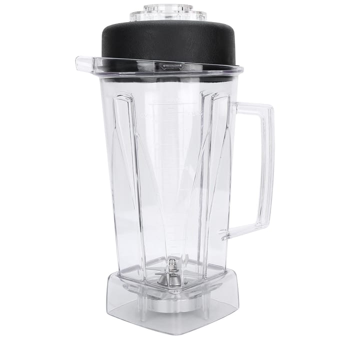 Blender 2L Container met Bovenste Deksel Mes Apparaat Accessoire Geschikt voor Vitamix Blender white