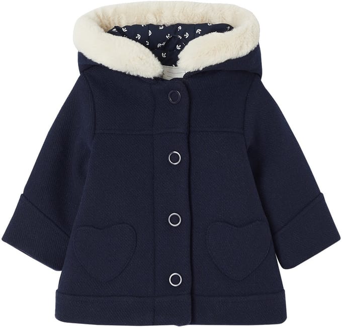 Vertbaudet Jas met capuchon baby meisje