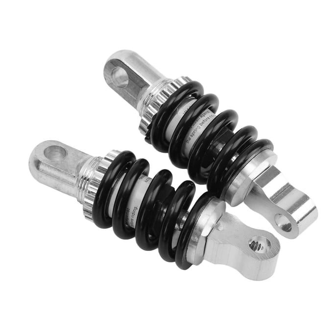 1 paar schokdemper instelbare demping achtervering veer voor scooter motorfiets 105mm black