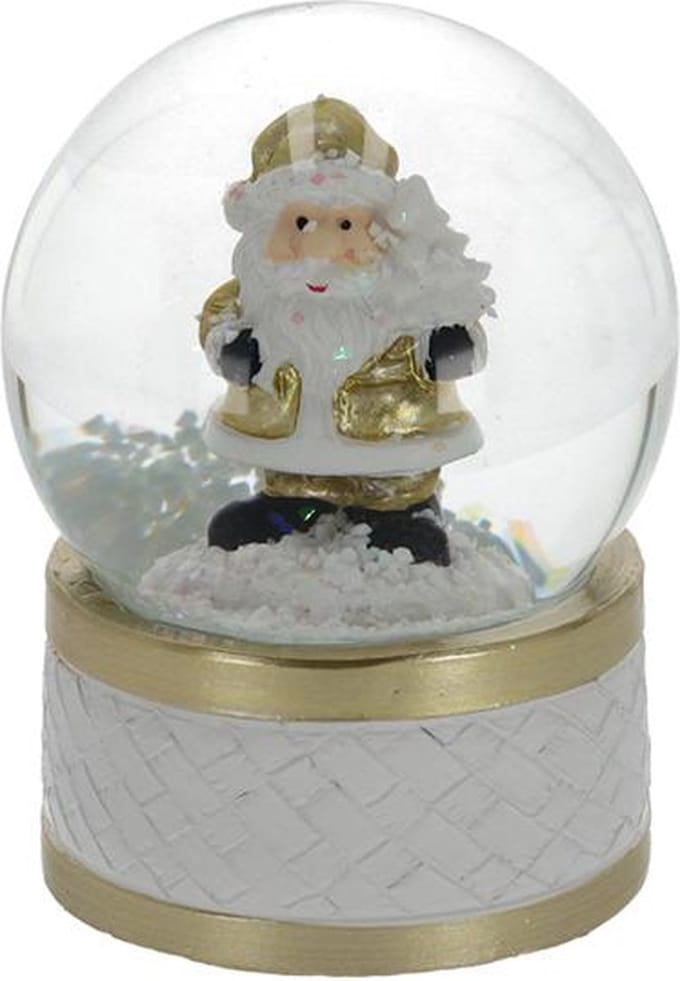 JENS LIVING - LED Sneeuwbol kerstbal - Ø 6,5 cm