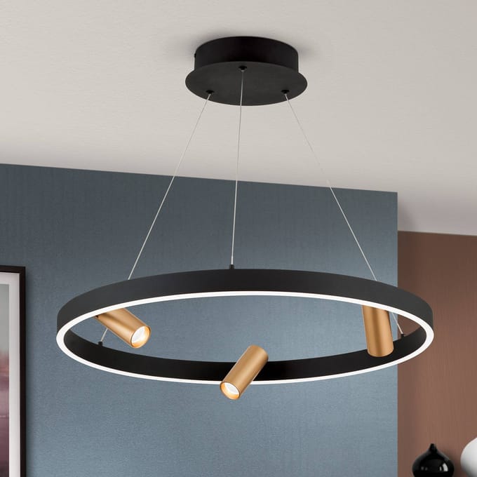 ORION LED hanglamp Berlin met drie spot