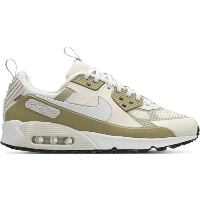 Nike Air Max 90 Drift - Maat 42 - Light Bone/Neutral Olive/Zwart/Off Wit / Wit Groen - Air Max - Lifestyle - Heren Sneakers voor Mannen