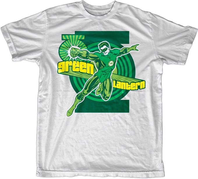 DC Comics Green Lantern Heren Tshirt -S- Classic Wit