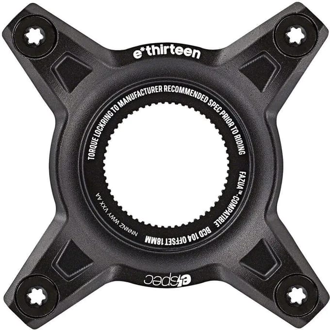 Aluminium bakje E*Thirteen e*spec 104BCD Direct Mount Carrier spider Fazua Ride 60