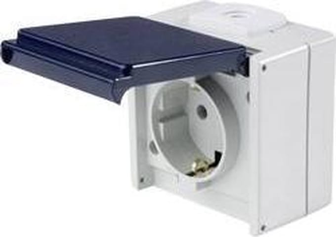 AS Schwabe 62460 Stopcontact (opbouw) IP54
