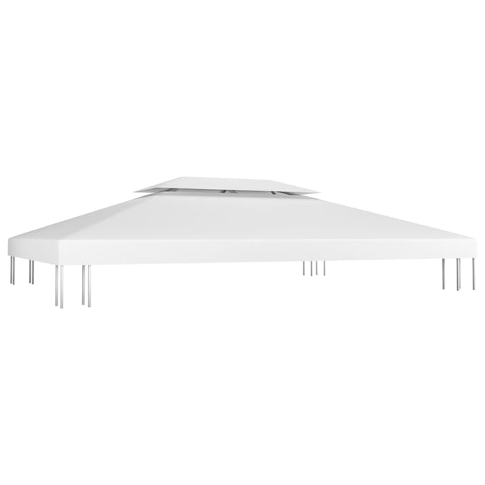 vidaXL - Prieeldak - 2-laags - 310 - g/m² - 4x3 - m - wit