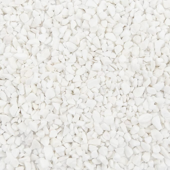 Aquariumgrind WIT - Bodembedekking Steentjes Gekleurd 2-3mm - 1KG