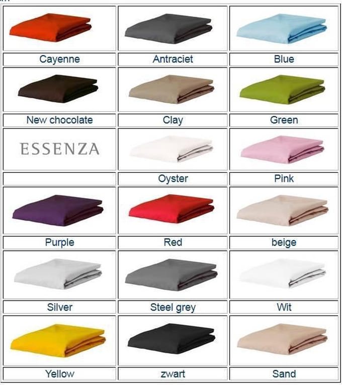 Essenza Tweepersoons Hoeslaken Perkal 140x200 - Chocolate