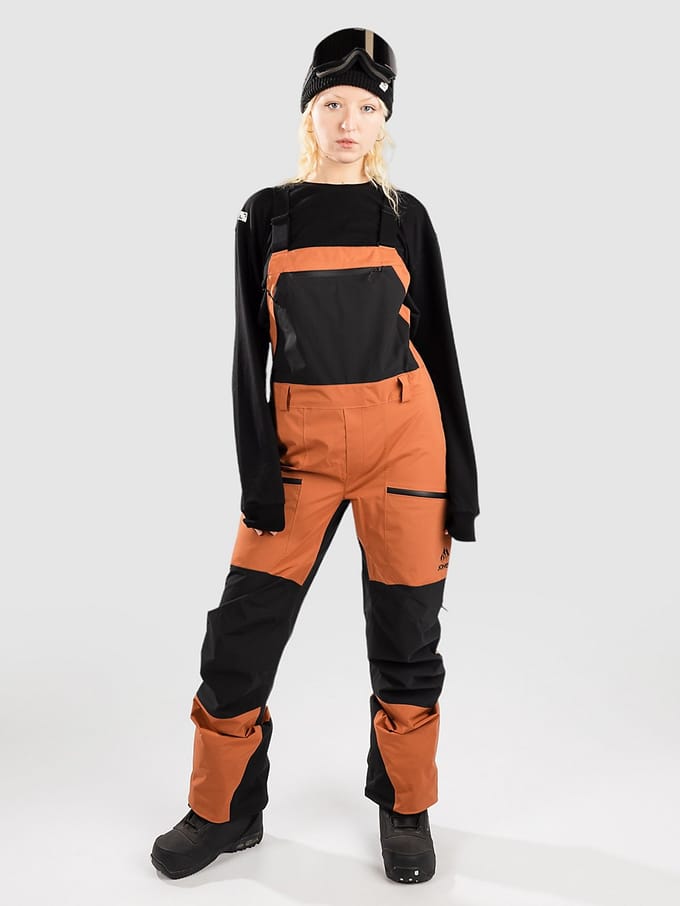 Jones Snowboards Mtn Surf Rec Bib Pants rood