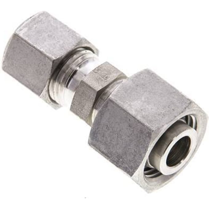 8L & 12L RVS Rechte Snijringkoppeling Draaidoorvoer 315bar ISO 8434-1