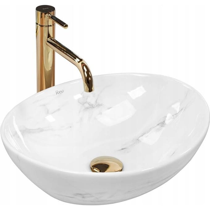 REA Counter-top washbasin Sofia Aiax Shiny