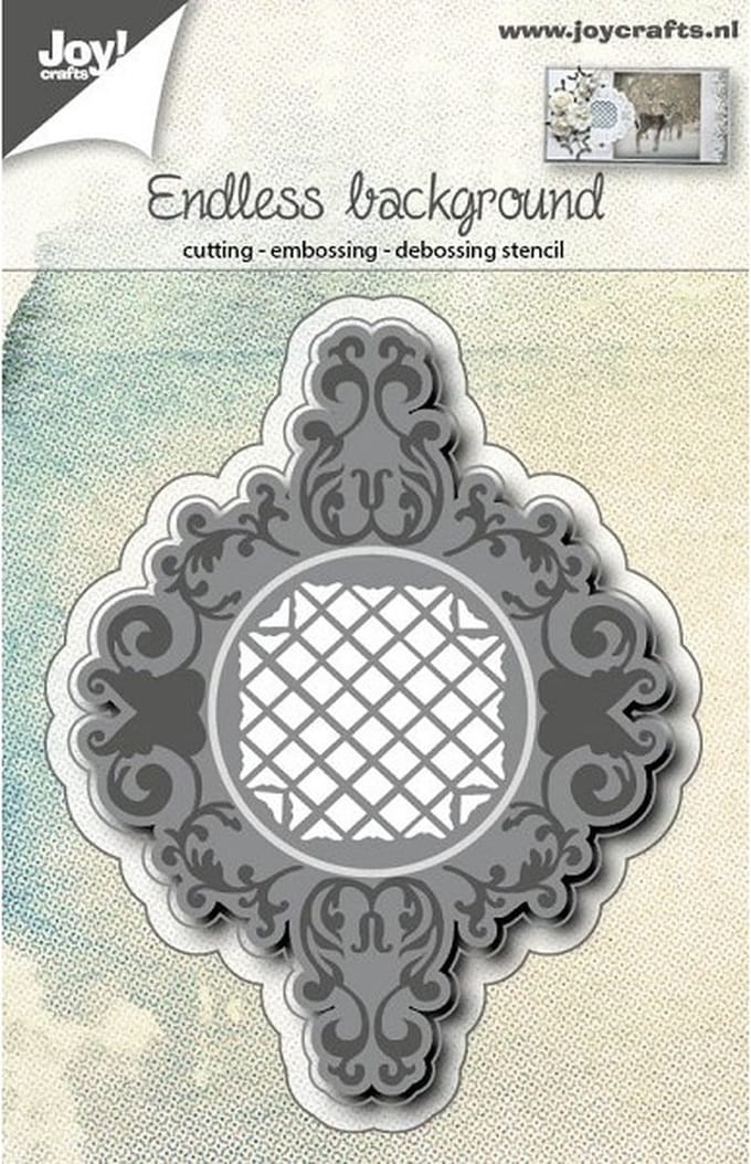 Joy! Crafts Snij- Embos- deb stencil - eindeloos achter 70x92/72x94 mm