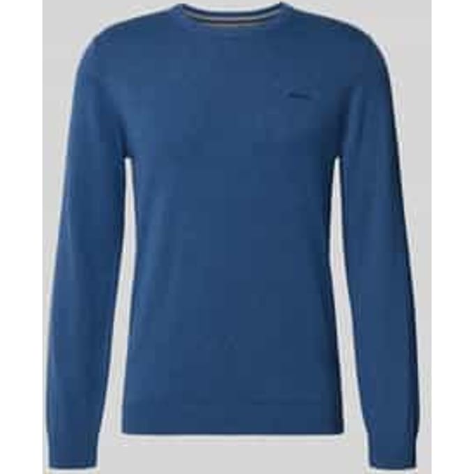 regular fit pullover van puur katoen