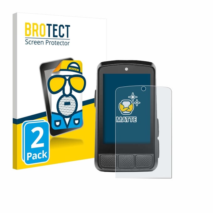 BROTECT - Screenprotector voor Wahoo Elemnt Bolt 3 - Folie Beschermfolie matte 2 Stuks
