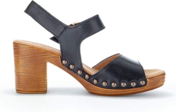 Gabor 84.753.27 Dames Sandalen - Zwart - Maat 40