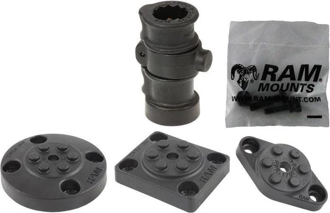 Adapt-A-Post™ Base met 3 Drill-Down Base Opties RAP-386B-AAPU