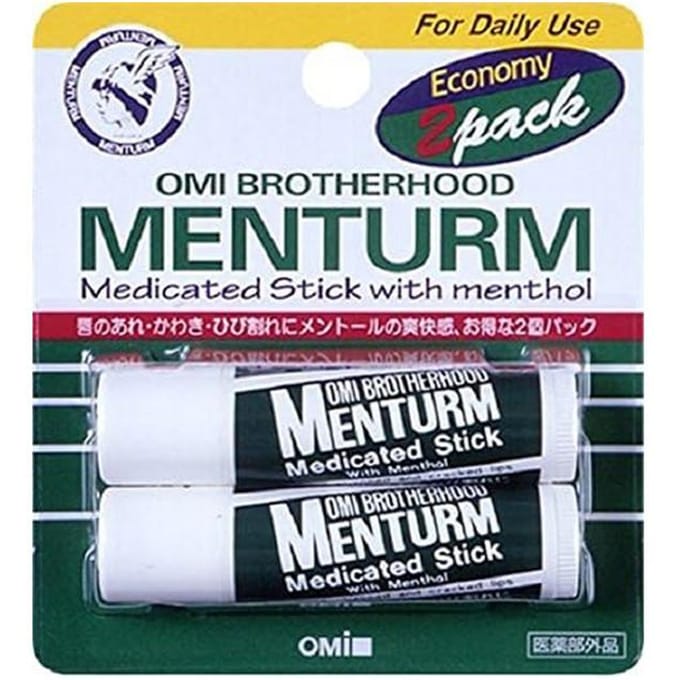 OMI - Menturm Medicated Stick with Menthol 4g x 2