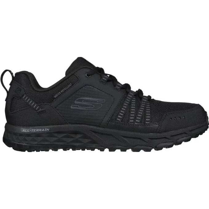 Skechers ESCAPE PLAN Heren Wandelschoenen - Zwart